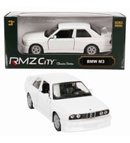 1:32 RMZ City Alman Klasikleri Serisi Die Cast Çek Bırak Model Araba - Beyaz Bmw M3 Beyaz