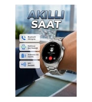 NFC Destekli Akıllı Saat – Bluetooth Görüşme, Kablosuz Şarj, Android ve iOS Uyumlu