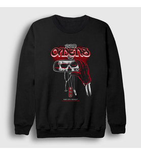 Presmono Unisex Siyah Driver Rock Müzik Bad Omens Sweatshirt 489948tt