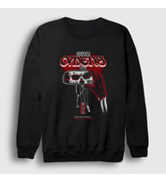 Presmono Unisex Siyah Driver Rock Müzik Bad Omens Sweatshirt 489948tt