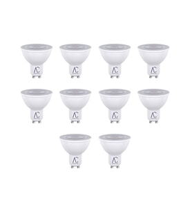 6W GU10 Led Ampul 4000K (Gün Işığı) 10 Adet (Günışığı)