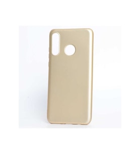 Huawei P30 Lite Uyumlu Kılıf Zore Premier Silikon Kapak (Gold)