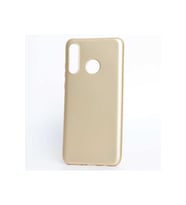 Huawei P30 Lite Uyumlu Kılıf Zore Premier Silikon Kapak (Gold)