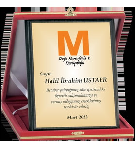 ODAK KUPA - Ahşap Plaketler - PL-005-M A - 18x24 cm