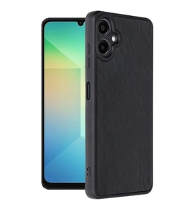Samsung Galaxy A06 Kılıf Aras Deri Kapak - Siyah