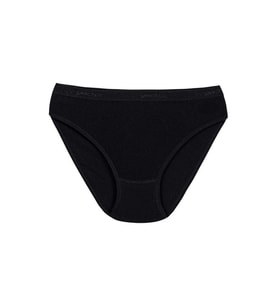 12 Adet Yıldız Bayan Ribana Bikini Külot Siyah 3710