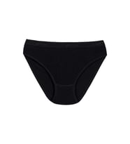 12 Adet Yıldız Bayan Ribana Bikini Külot Siyah 3710