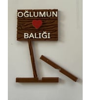 Sezen Akvaryum Dekoru - Oğlumun Balığı Yazısı