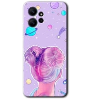 Redmi Note 12 4G Kılıf HD Desen Baskılı Kılıf - Uzaylı Kız