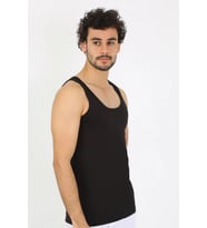 Erkek Penye Siyah Atlet