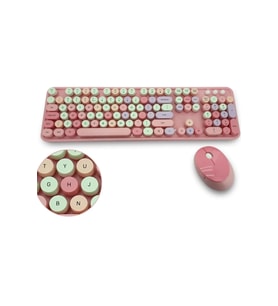 Mofii Pembe Sweet Dm Combo Klavye Mause Set TG-V 11028