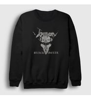 Presmono Unisex Siyah Black Venom Sweatshirt 121770tt