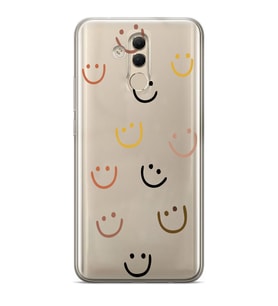 Huawei Mate 20 Lite Uyumlu Baskılı Yumuşak Silikon Şeffaf Telefon Kılıfı
