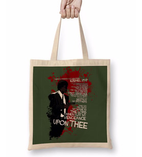 Pulp Fiction My Name İs The Lord Bez Çanta Uzun Saplı
