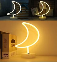 Ay Tasarımlı Neon Led Masa Ve Gece Lambası