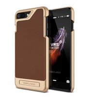 VRS Design iPhone 8 Plus / 7 Plus ile Uyumlu Simpli Mod Kılıf Brown