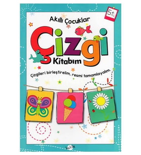 Akıllı Çocuklar Çizgi Kitabım 5 Yaş