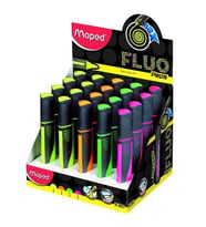 Maped Fosforlu Kalem Fluo Paps 5 Renk Fosforlu İşaretleme Kalemi (24 Lü Paket)