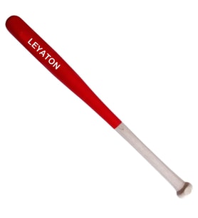 Leyaton Beyzbol Sopası Ahşap 61 cm Kırmızı
