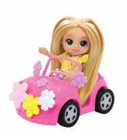 Dreameez Bebek ve Mini Arabası Seti – Renkli Mini Araçlı Asorti Bebek (Çok Renkli)
