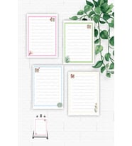 43 cici süsler organizasyon Mini Şövale Not Kartı 9x12 Cm Kart 48 adet Masaüstü