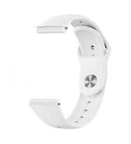 Huawei Watch GT 6/5 Pro 46mm Kordon Spor Silikon Band Delikli Style (Beyaz)