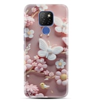 GM9 Pro Kılıf HD Resim Baskılı Pembe Kelebekler StKd -088