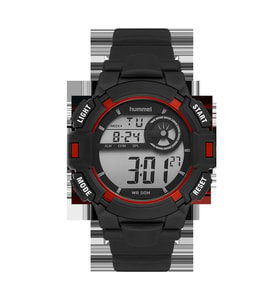 Hummel Erkek Spor Kol Saati Siyah Kırmızı Hm-1010Md-3 (Siyah-Kırmızı)