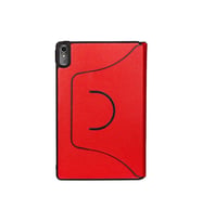 Lenovo Tab P11 11.5" (2.Nesil) Uyumlu Zore Fest Dönebilen Standlı Kılıf (Kırmızı)