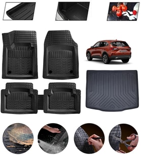 Ford Kuga 2019-2025 Uyumlu Paspas Araca Özel Bagaj Havuzu MBS Siyah