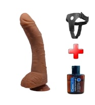 Lilitu Shop 28,2 cm Belden Bağlamalı Gerçekçi Kalın Dildo Penis - Alex