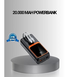 20000 Mah Yüksek Kapasiteli 22.5W Hızlı Şarj Destekli