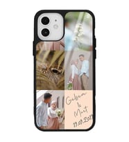 iPhone 12 - 12 Pro Uyumlu 5li Kolaj Fotoğraf Tasarımlı Glossy Telefon Kılıfı