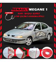 Renault Megane 1 Oto Araç Kapı Koruma Fitili 5metre Parlak Kırmızı Renk