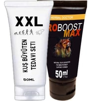 Kuşxxl 50 ml Cream + Eroboost Testo 50 ml Erkeklere Özel