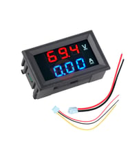 0-100V 10A Voltmetre Ampermetre