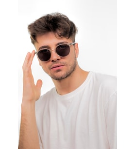 Unisex Crystal Smoked Güneş Gözlüğü