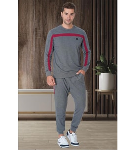 Mecit 2784 Füme Büyük Beden Erkek Pijama Takımı