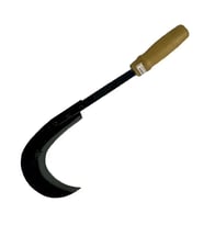 Sürmene Kırmızı Plastik Saplı Orak 43 Cm - Buğday Hasadı