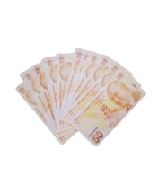 Düğün Parası Sahte Para 200 Adet Şaka Oyun Parası 50 TL (Sarı)
