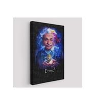 Albert Einstein E=mc2 Kanvas Tablo Matematik Öğretmeninin Hediyesi-5244