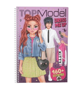 Top Model Beni Giydir Çıkartma Kitabı Rebel Kitty 13387