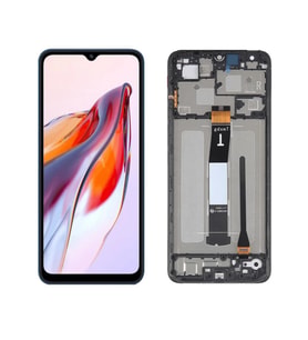 Xiaomi Redmi 12C İle Uyumlu Ekran Dokunmatik Revize Orj Çıtalı (Siyah)