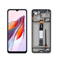 Xiaomi Redmi 12C İle Uyumlu Ekran Dokunmatik Revize Orj Çıtalı (Siyah)