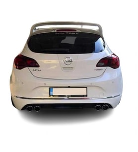Opel Astra J Makyajlı (2013 - 2015) Custom Style Arka Ek (Plastik)