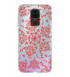 Xiaomi Redmi Note 9 Uyumlu Kapak Nostalji Desen Tasarımlı Şeffaf Silikon Kılıf