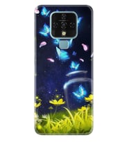 Tecno Camon 16 18P Pova Pova 3 Pova Neo Kılıf Desemli Silikon Neon Butterflys 1309