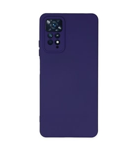Xiaomi Redmi Note 11 Pro Kılıf Nano İçi Kadife Silikon - Mor