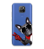 PrintiFy General Mobile GM 20 ile Uyumlu Köpek 2 Kamera Korumalı Şeffaf Kılıf