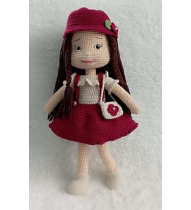 Nisanur Bebek Amigurumi Organik Oyuncak